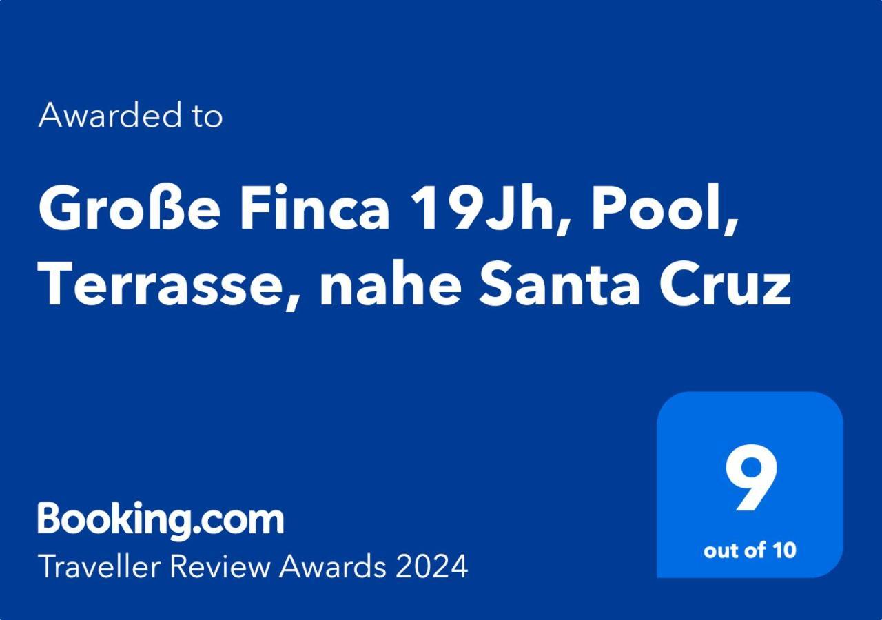 Grosse Finca 19Jh, Pool, Terrasse, Nahe Santa Cruz Santa Cruz de la Palma  Exteriör bild